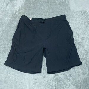 Kirkland Signature Mens Swim Shorts Size Large Black Lightweight Elastic Waist a